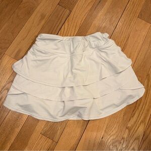 Athleta Girl White Athletic Skirt